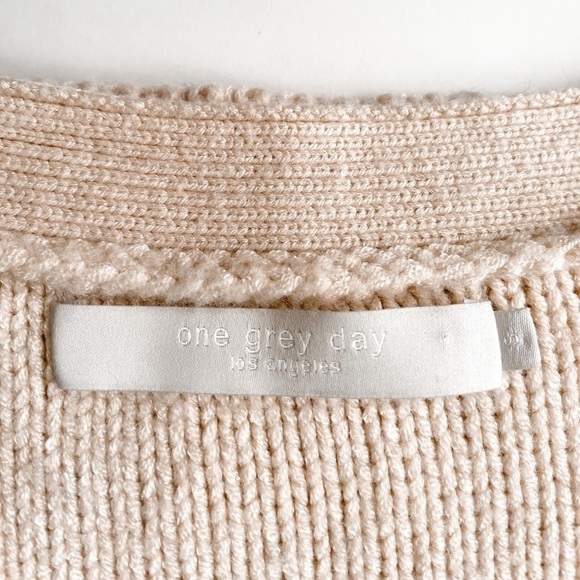 One Grey Day Tassel Weave Cardigan - Picture 2 of 13